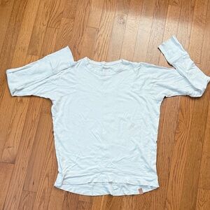 Lunya White Long Sleeve Tee